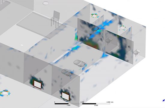 Study into Propagation of Aerosols in an HVAC System