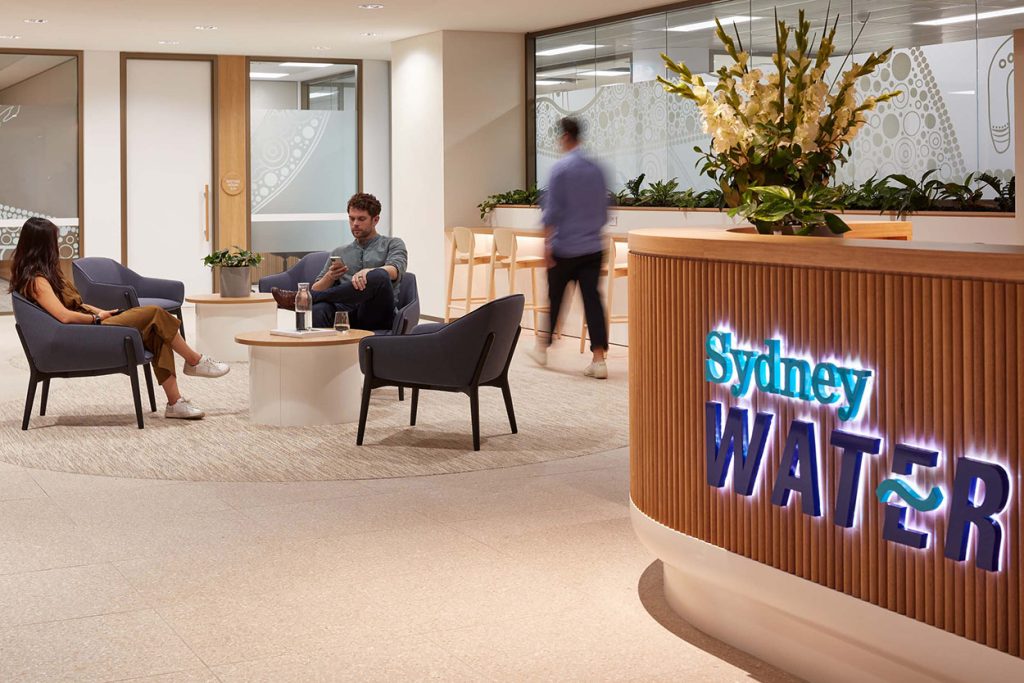 Sydney Water sets a new standard in sustainability with its 5 Star Green Star office in Parramatta. As the sole tenant of this 23-storey building, they utilise a blackwater treatment plant and a 100% fresh air system to significantly reduce water and energy usage. LCI, in collaboration with GroupGSA, ensures that all design elements meet the highest sustainability standards.